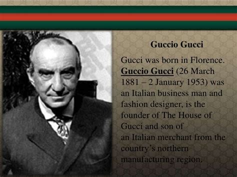 gucci creater|what year was Gucci founded.